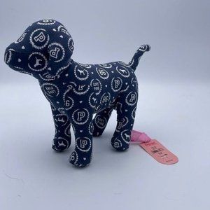 Victoria’s Secret LOVE PINK 86 Blue white plush dog NWT